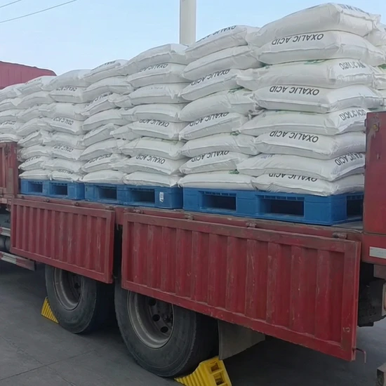 99.6% Anhydrous Oxalic Acid Food-Grade with ISO9001 SGS Certificate for Leather Cleaning