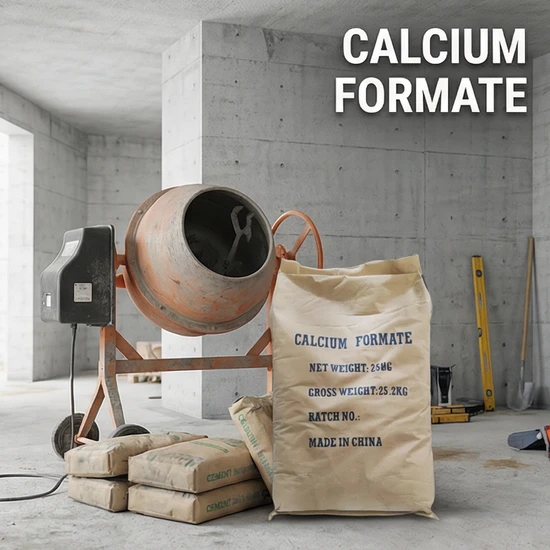 Calcium Formate 99% Powder for Concrete & Feed Additives – SGS Certified