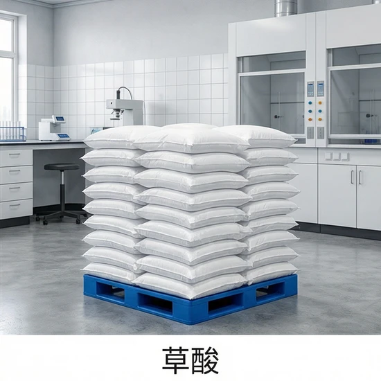 Oxalic Acid 99.6% White Crystal for Leather Cleaning, Industrial Grade with ISO9001