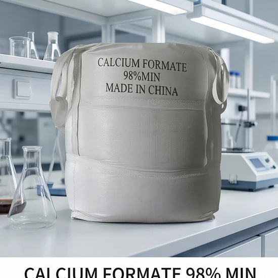 Calcium Formate 99% Food Grade for Leather Industry - White Powder SGS Certified