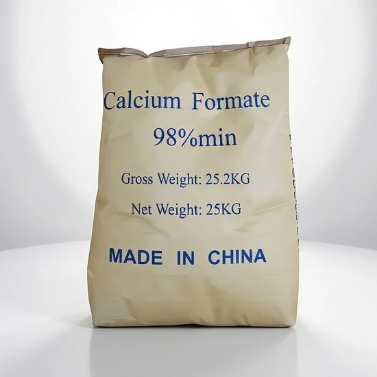 Calcium Formate Powder 99% Food Grade with Fami-QS SGS ISO Certificates for Food Field