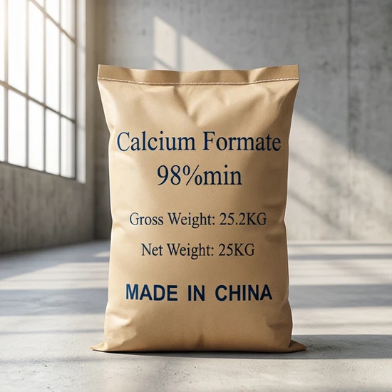 Calcium Formate 99% White Powder for Building Materials Concrete Industry SGS Certified