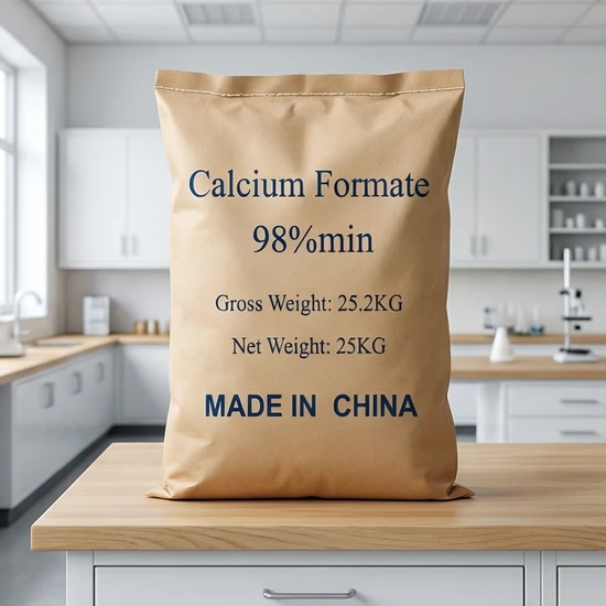 China Chemical Industry Calcium Formate for Textile Industry with Fami-QS SGS ISO Certificates