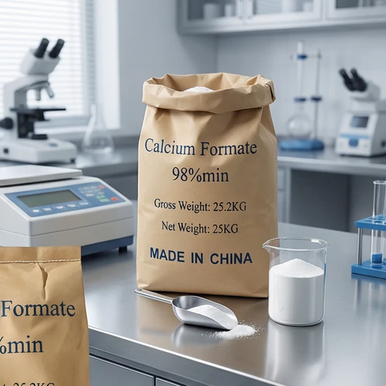 China Calcium Formate 99% Powder for Textile Printing and Dyeing Additive with SGS Certification
