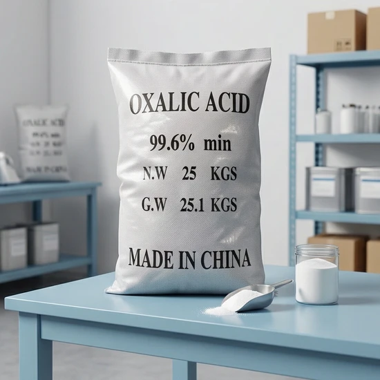 99.6% Oxalic Acid Industrial Grade for Leather Cleaning & Mining, China Wholesale