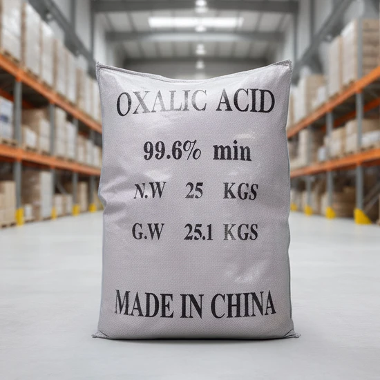 China High Purity 99.6% Industrial Oxalic Acid for Leather Cleaning and Mining Use