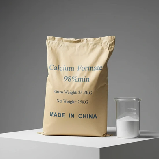 Eco-Friendly Calcium Formate 99% Powder for Concrete & Feed Additives with Fami-QS Certification