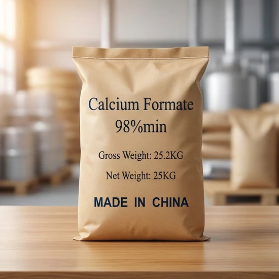 Eco-Friendly Calcium Formate 99% Powder for Petroleum Industry with Fami-QS SGS ISO Certificates