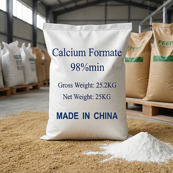 Eco-Friendly Calcium Formate 99% for Textile Industry with Fami-QS SGS ISO Certificates