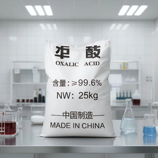 99.6% Oxalic Acid 144-62-7 for Leather & Mining, ISO9001 Certified White Powder