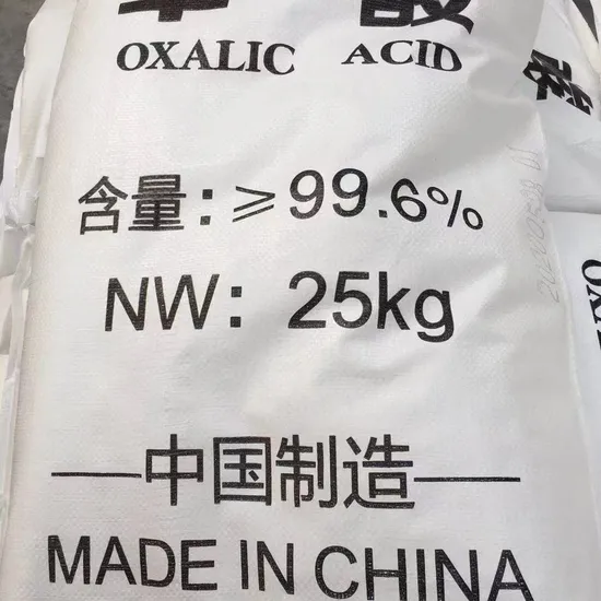Oxalic Acid 99.6% Industrial Grade White Powder for Leather Cleaning and Mining Use