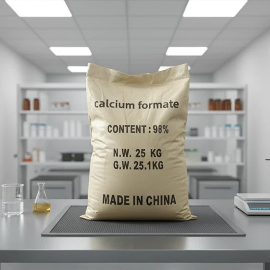 98% Calcium Formate Powder for Textile Industry - Fami-QS, SGS Certified