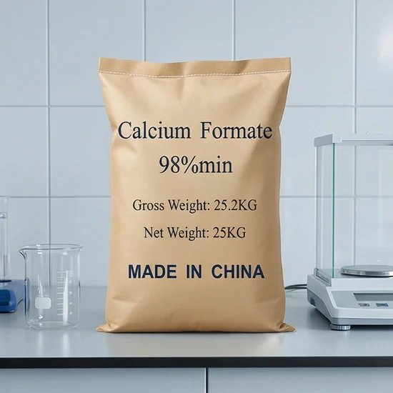 Calcium Formate 99% for Leather Industry – White Powder with Fami-QS SGS ISO Certificates