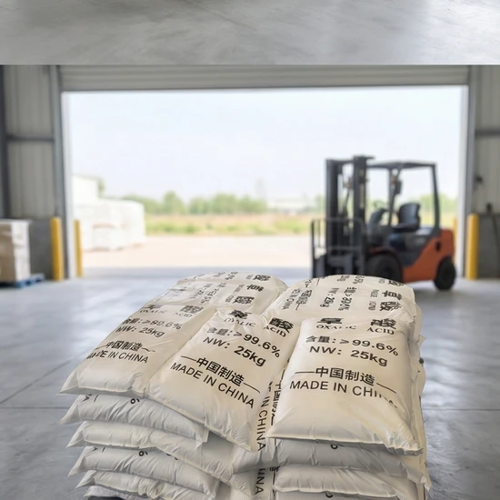 H2c2o4 CAS 144-62-7 99.6% Oxalic Acid White Powder for Rust Bleaching Agent