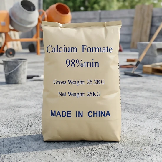 Calcium Formate 99% Powder for Leather Industry Feed Additives Concrete with Fami-QS SGS ISO