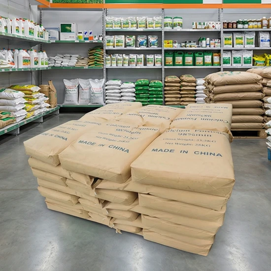 Calcium Formate 99% Powder for Animal Feed Additives & Concrete Industry with Fami-QS Certification
