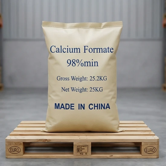 Calcium Formate 99% for Building Materials - White Powder, Fami-QS Certified