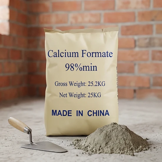 Calcium Formate 99% Powder for Concrete & Feed Additives - Fami-QS Certified