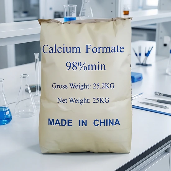 Calcium Formate 99% White Powder for Concrete & Feed Additives - Fami-QS Certified