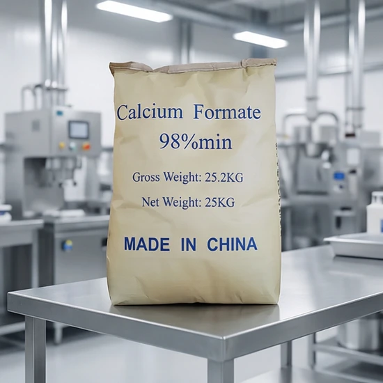 Calcium Formate 99% White Powder for Concrete & Feed Additives with Fami-QS ISO SGS