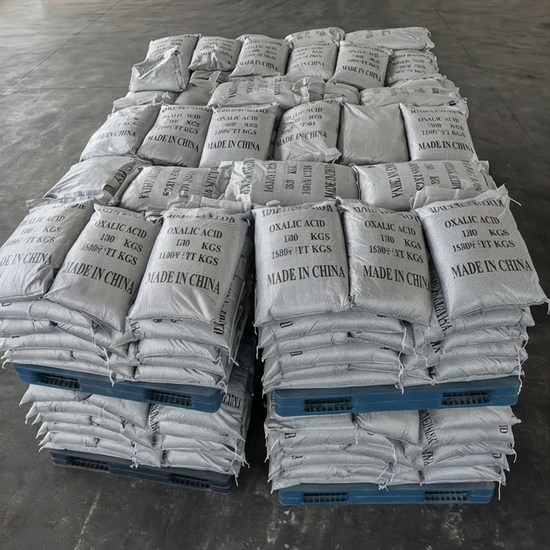 Oxalic Acid Anhydrous 99.6% CAS 6153-56-6 for Industrial Metal Cleaning, 25kg Bag