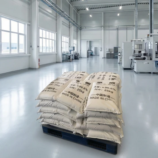 Industrial Grade Oxalic Acid 99.6% Powder CAS 144-62-7 for Leather & Cleaning Stones