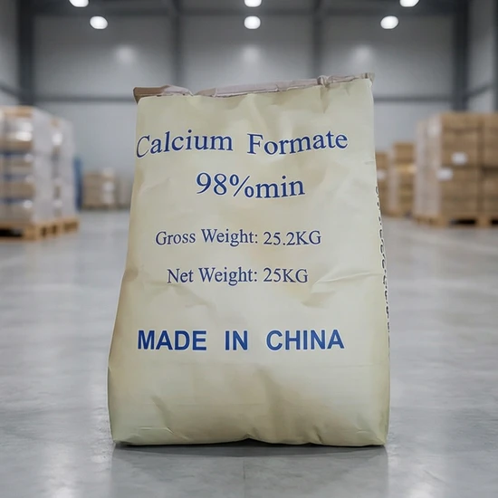 Calcium Formate 98% White Crystalline Powder for Concrete & Feed Additives Made in China