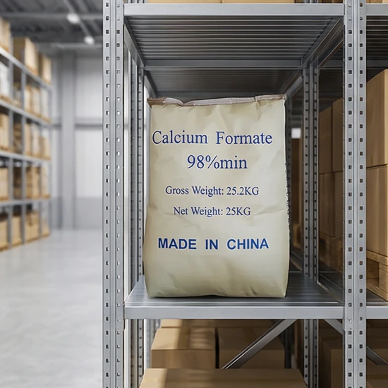 Calcium Formate 99% White Powder for Textile Industry with Fami-QS SGS ISO Certificates