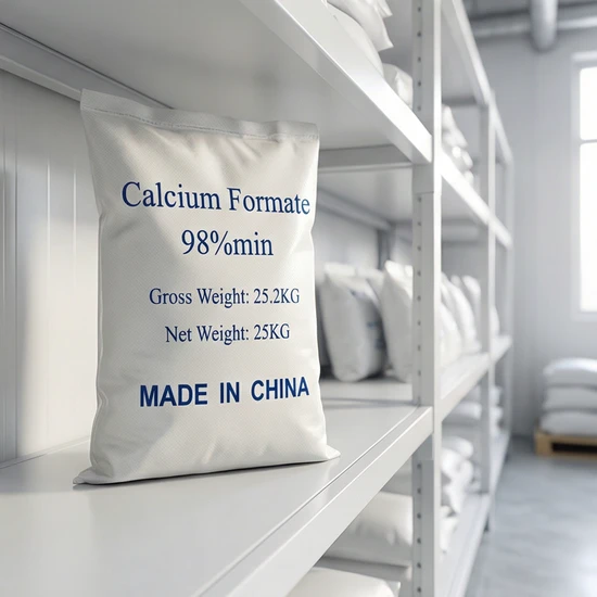 Premium 98% Calcium Formate - Concrete Additive with Fami-QS SGS ISO Certificates