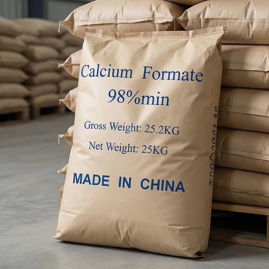 Premium 98% Calcium Formate Powder for Concrete & Feed Additives - China Supplier
