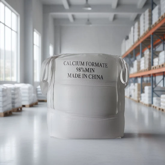 Calcium Formate 99% Powder Feed Additive with Fami-QS SGS ISO Certificates for Animal Nutrition