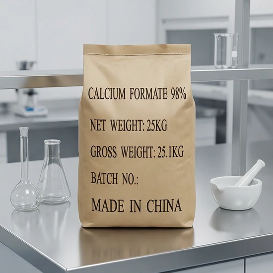 Calcium Formate 99% Cement Strengthening Agent for Concrete Industry - White Powder