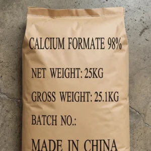 Calcium Formate 99% Powder Food Grade with Fami-QS ISO SGS Certification for Global Distribution