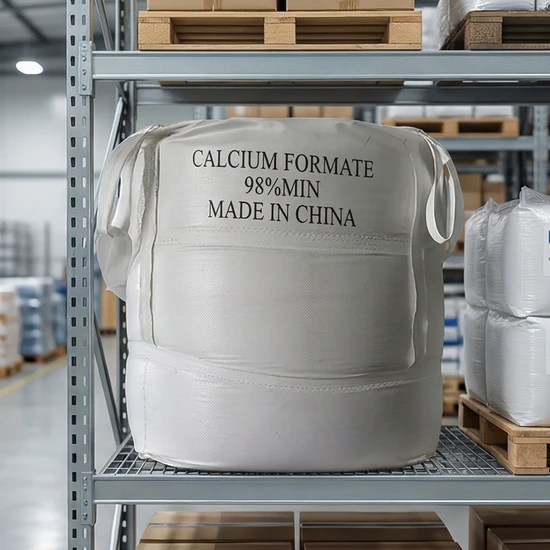 Calcium Formate 99% Powder – Textile Printing Dyeing Additive with Fami-QS SGS ISO