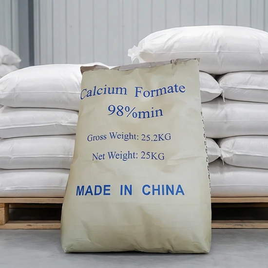 Calcium Formate 99% Powder for Concrete Construction – SGS Certified Building Material Additive