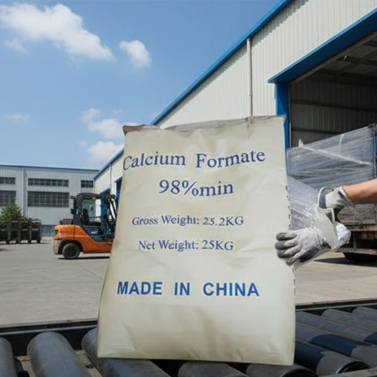 Calcium Formate 99% White Powder for Textile Industry with Fami-QS SGS ISO Certificates