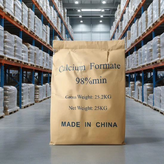 Calcium Formate 99% Powder for Feed Additives & Concrete Industry – Fami-QS Certified