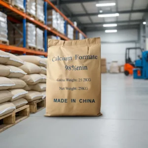 Calcium Formate 99% Powder Feed Additive for Animal Husbandry with Fami-QS Certification