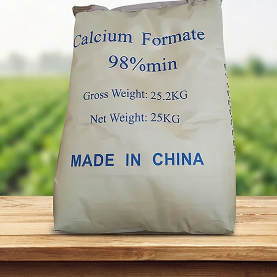 Calcium Formate 99% Powder Feed Additive for Livestock Health with Fami-QS Certification