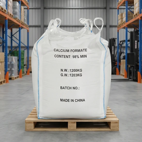 Tech Grade Calcium Formate 99% Powder for Concrete & Feed Additives – Fami-QS Certified