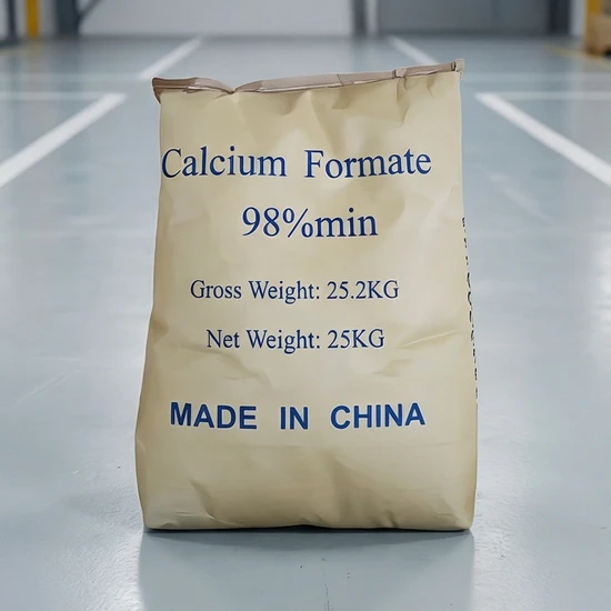 Tech Grade Calcium Formate 99% Powder for Petroleum Industry with Fami-QS SGS ISO Certificates