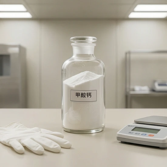 Tech Grade Calcium Formate 99% Powder for Textile Industry with SGS ISO Certification