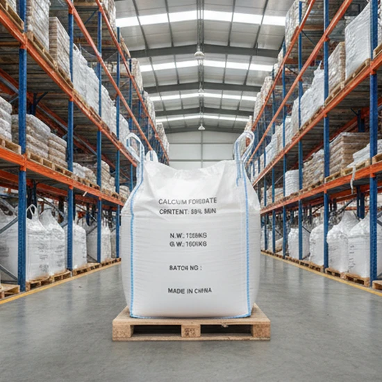 Calcium Formate 99% Powder for Concrete Applications – Fami-QS SGS Certified