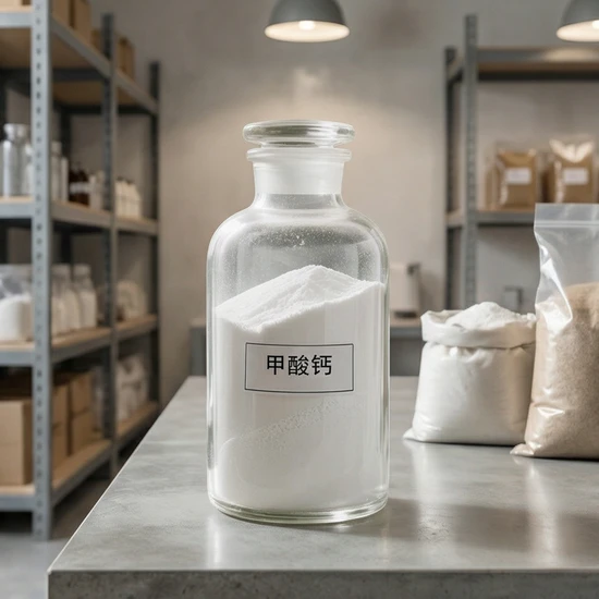 Calcium Formate 99% for Textile Industry - Fami-QS SGS ISO Certified White Powder