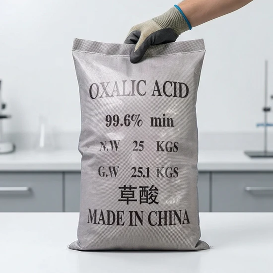 Oxalic Acid Dihydrate 99.6% Industrial Grade for Leather Cleaning and Reducing Agent