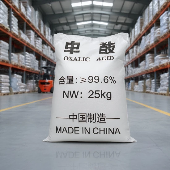 Oxalic Acid 99.6% Electronic Grade – White Powder for Leather & Cleaning Stones from China