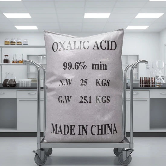 Oxalic Acid 99.6% Medical Grade - ISO9001 Certified for Leather Cleaning & Mining Applications