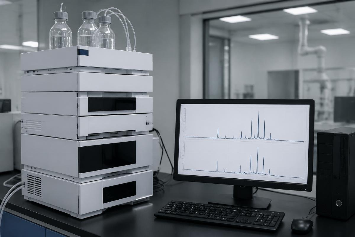 HPLC chromatogram interpretation