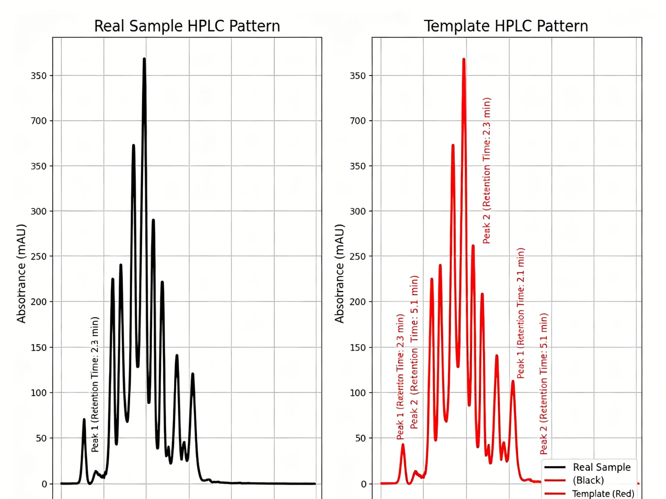 HPLC chromatogram interpretation
