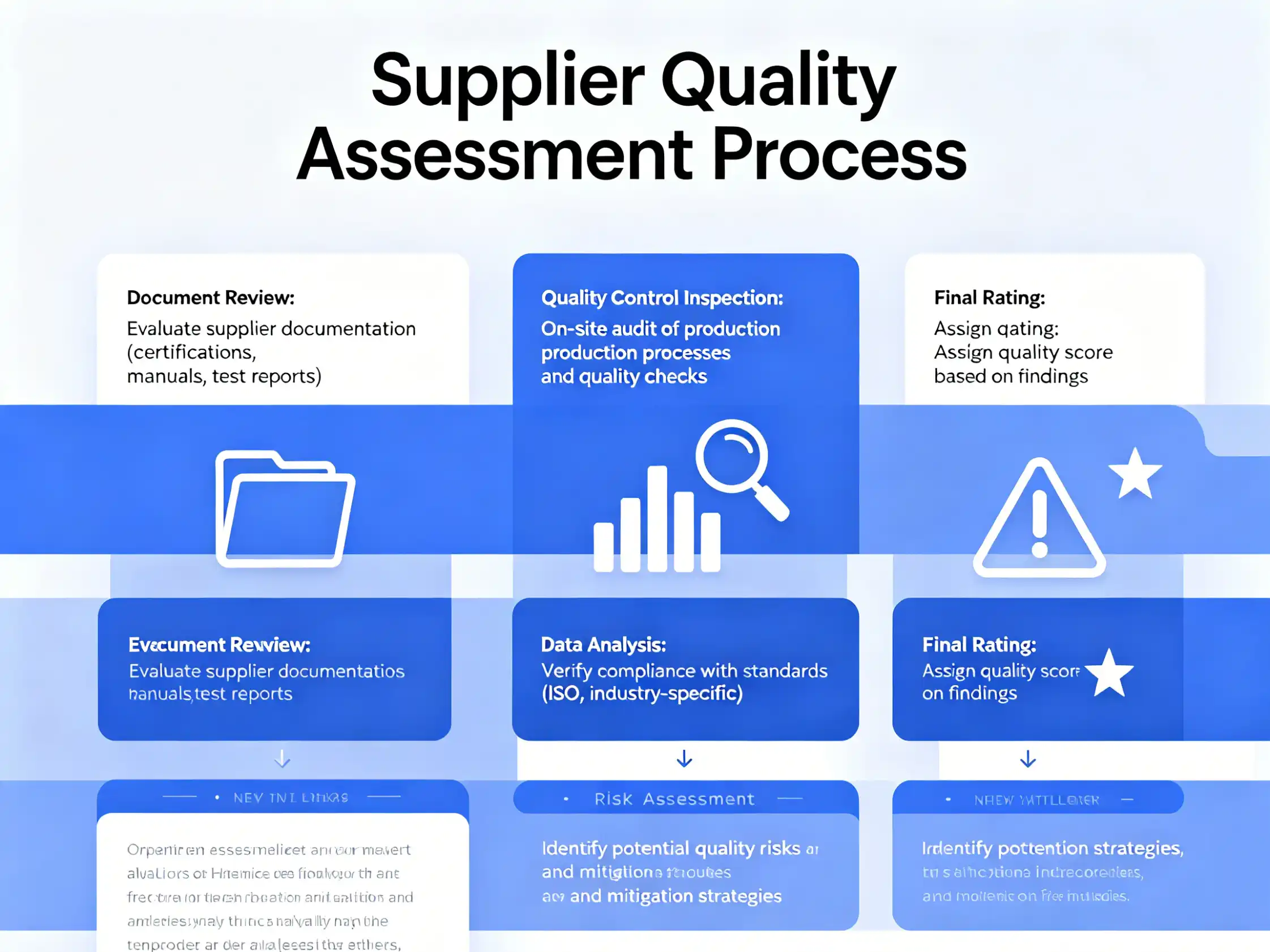 Supplier quality assessment process Evaluating supplier documentation and quality controls